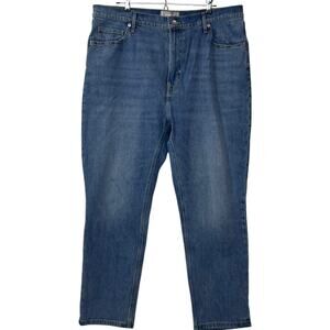 Everlane The Original Cheeky Jean Worn-in Mid Blue Women 33 Regular NWT